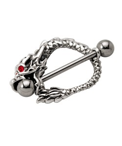 Dragon Shaped Nipple Piercing PN-47